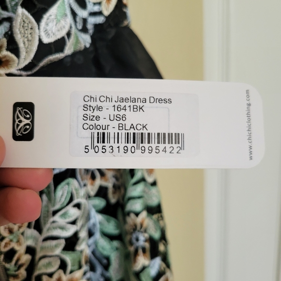 COPY - Chi-Chi halter neck lace crochet sheer ham midi dress, size us 6. - Picture 7 of 14